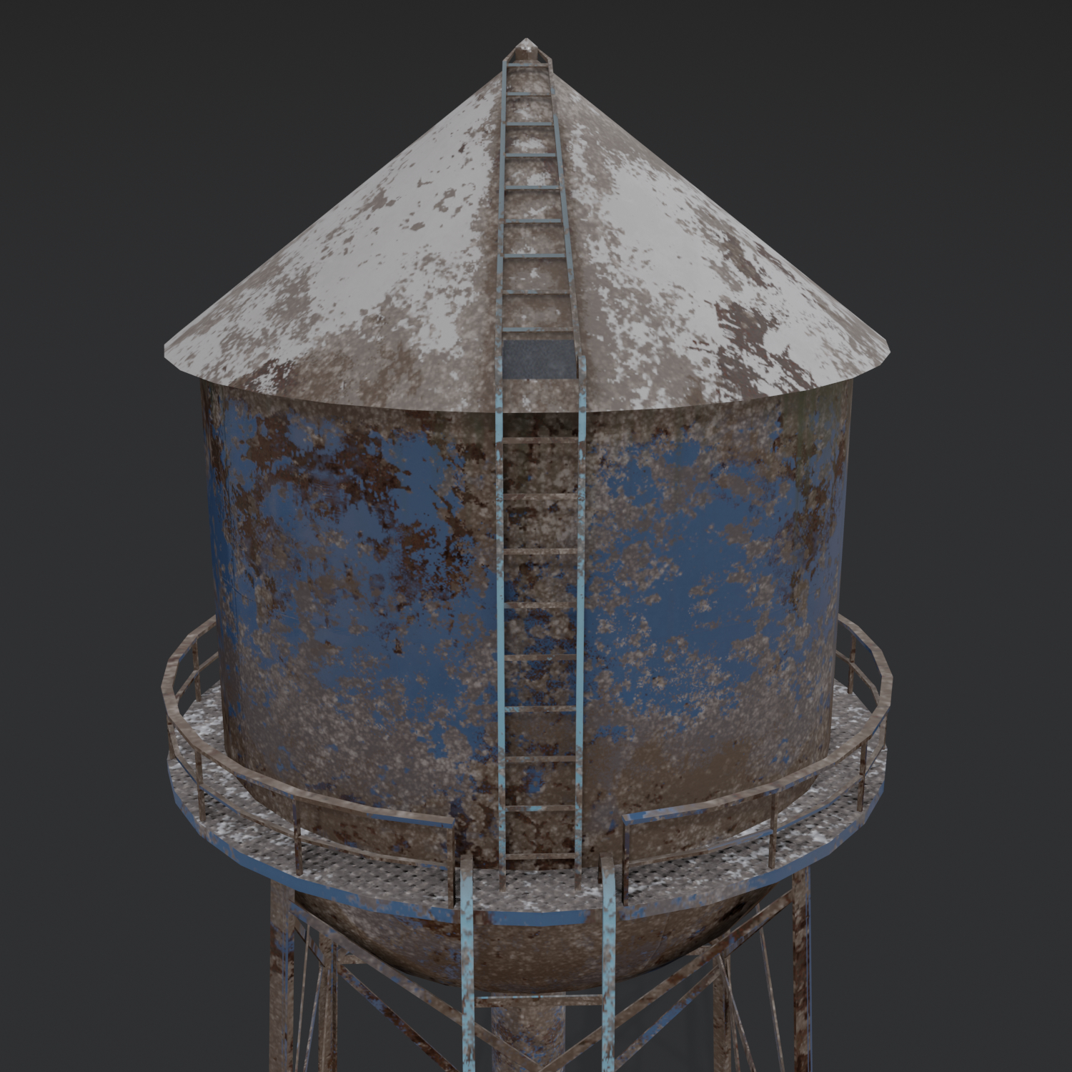 Abandoend water tower PBR preview image 4